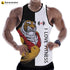 Sleeveless Printed Tshirt for Men-Animal Printed Fitness Tank Tops
